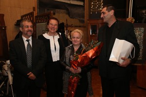 Алена и съпруга й Андрей с Йорданка Благоева и Валентин Гетов